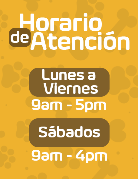 Horarios de atención de la veterinaria Happy Pets en Tegucigalpa, Honduras